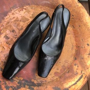 Liz Claiborne Sling-Back Leather Pumps (7 1/2)